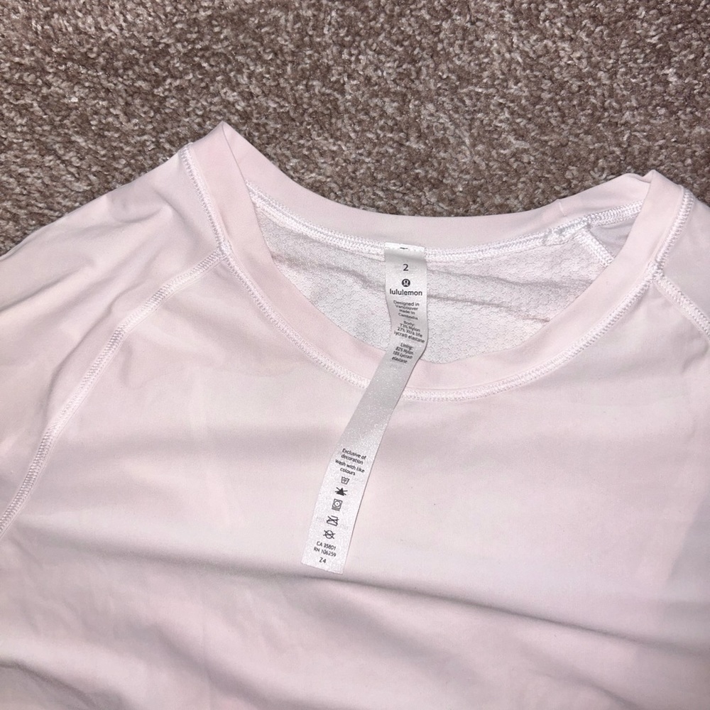 Lululemon Quick Pace Pink Top - image 4